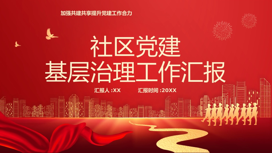 社区党建基层治理工作汇报PPT.pptx_第1页