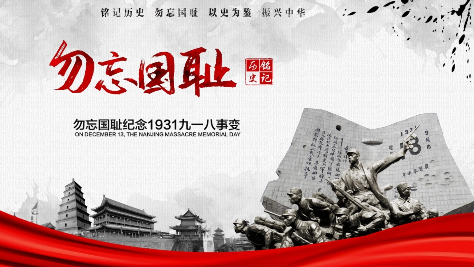 勿忘国耻，铭记历史.ppt_第1页