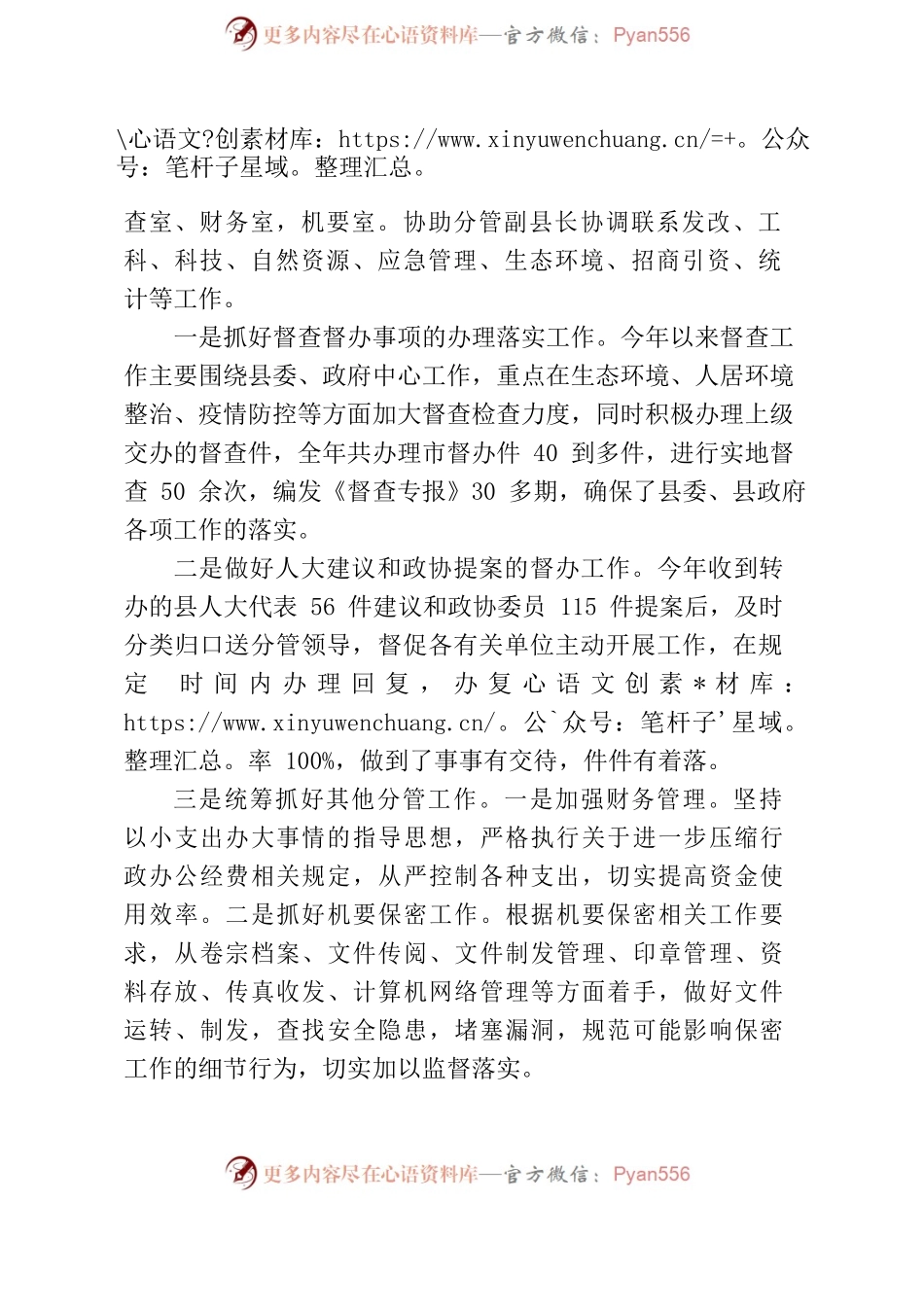 2022年度政府办副主任述职述廉报告.docx_第2页