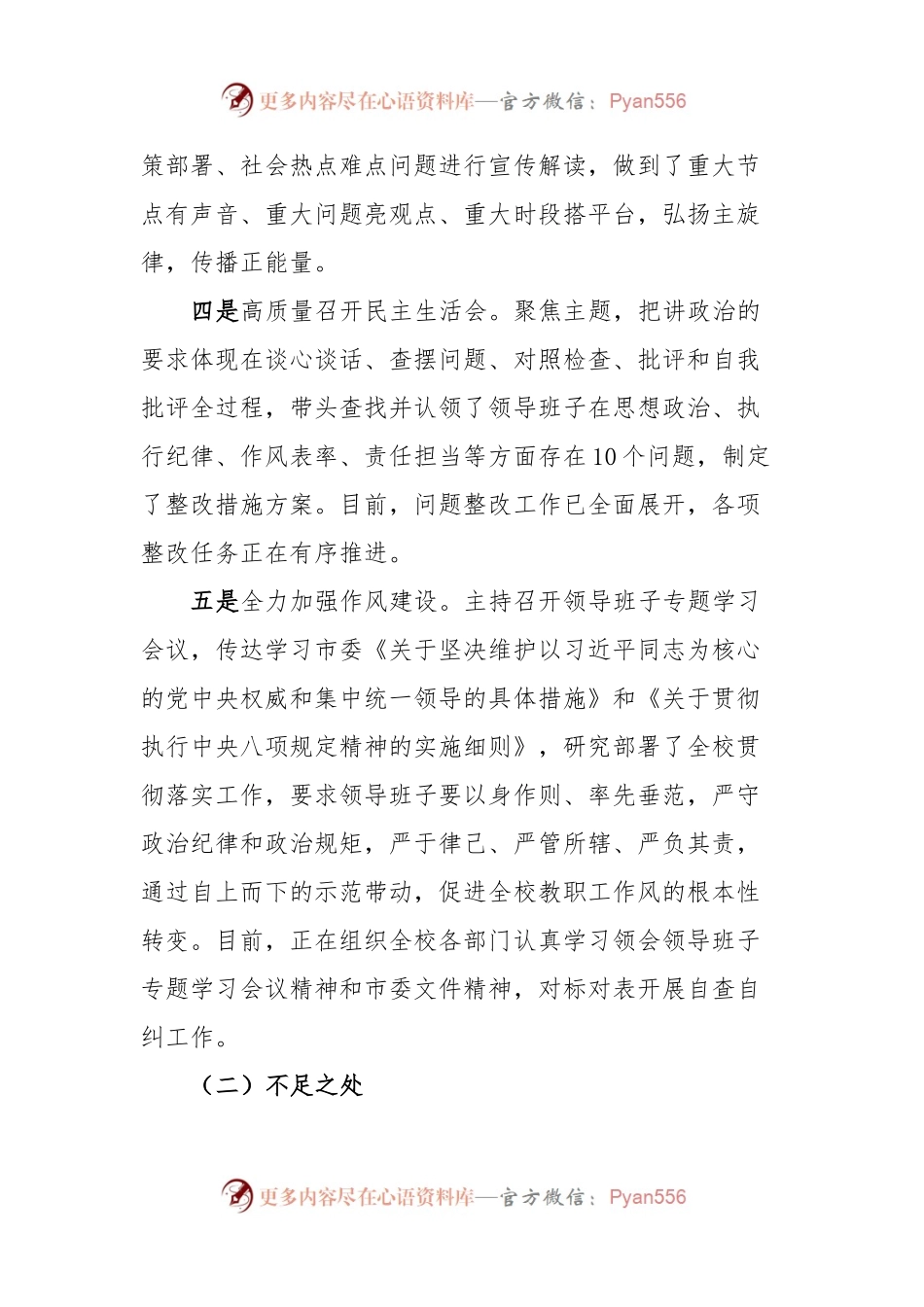 2023年一季度主要负责人履行全面从严治党主体责任情况报告.docx_第2页