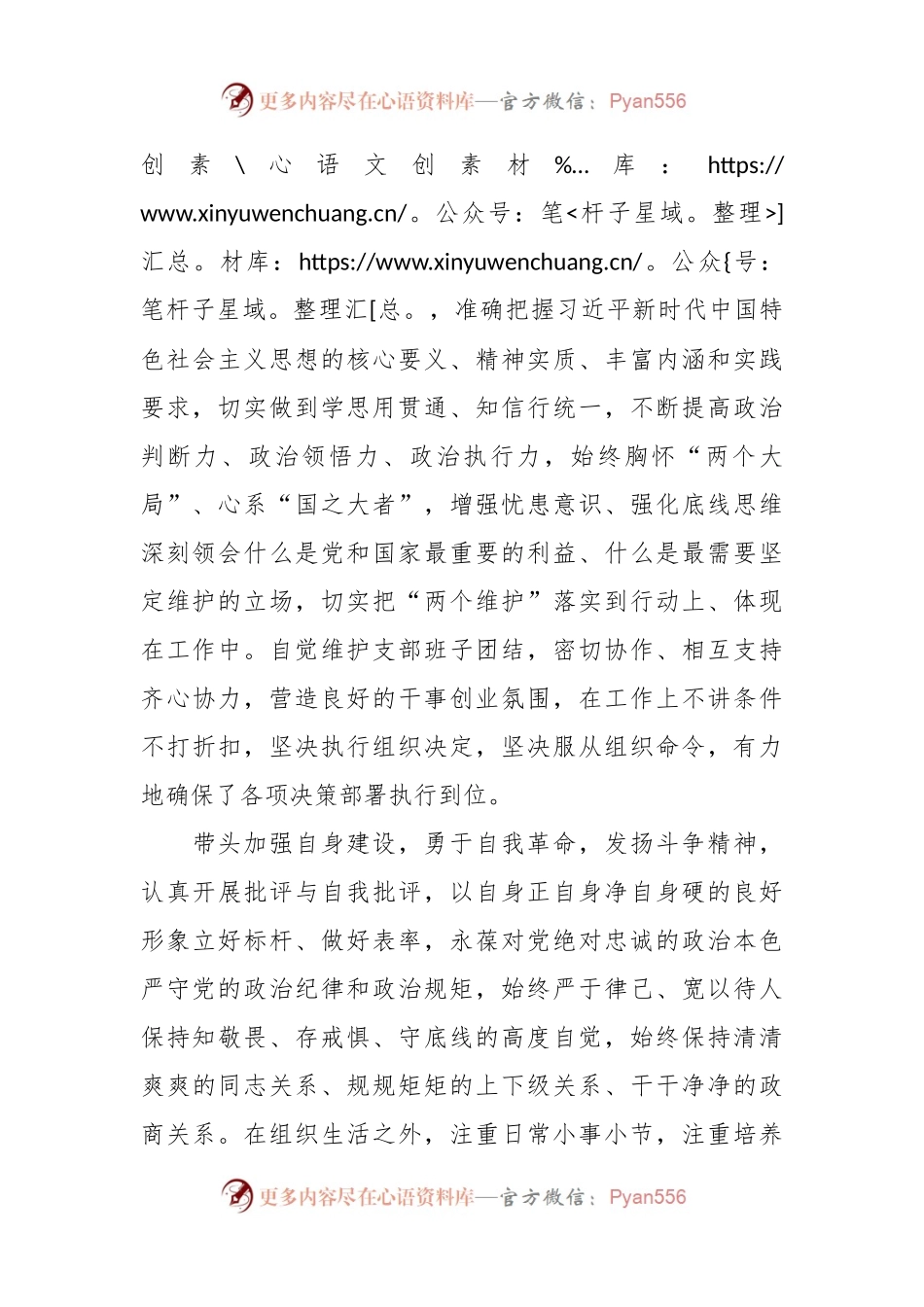 2023年个人政治素质自查情况报告.docx_第2页
