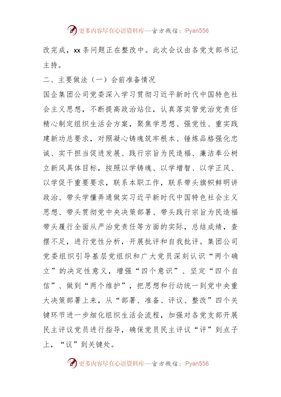2023年主题教育专题组织生活会和民主评议党员实施方案及总结报告.docx_第2页