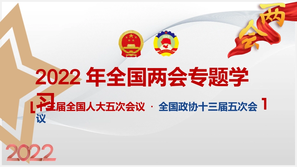 2022年全国两会专题学习ppt.pptx_第1页