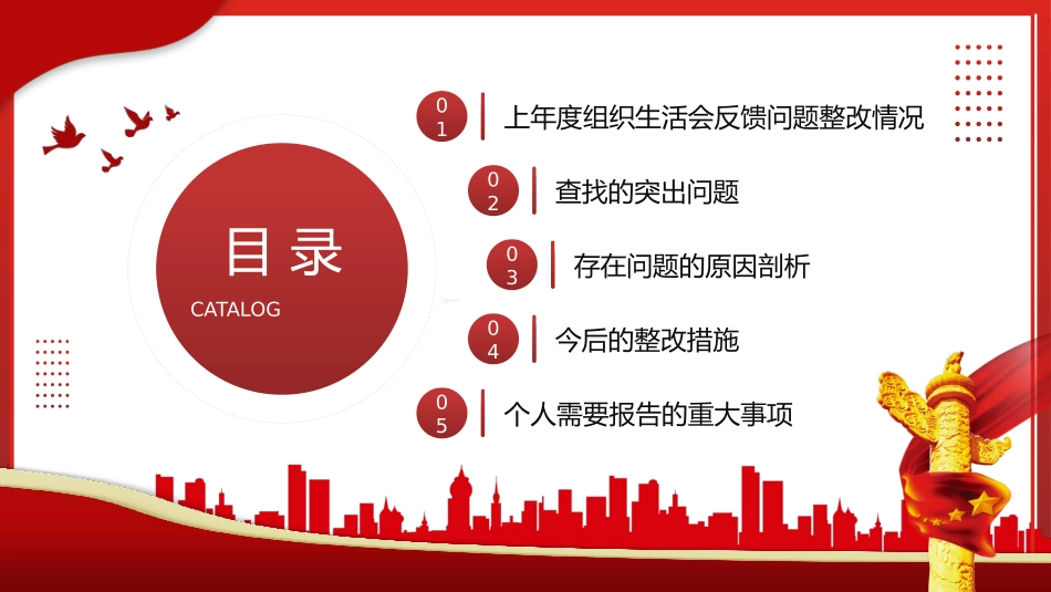 2023年组织生活会个人发言材料PPT动态模板.pptx_第2页
