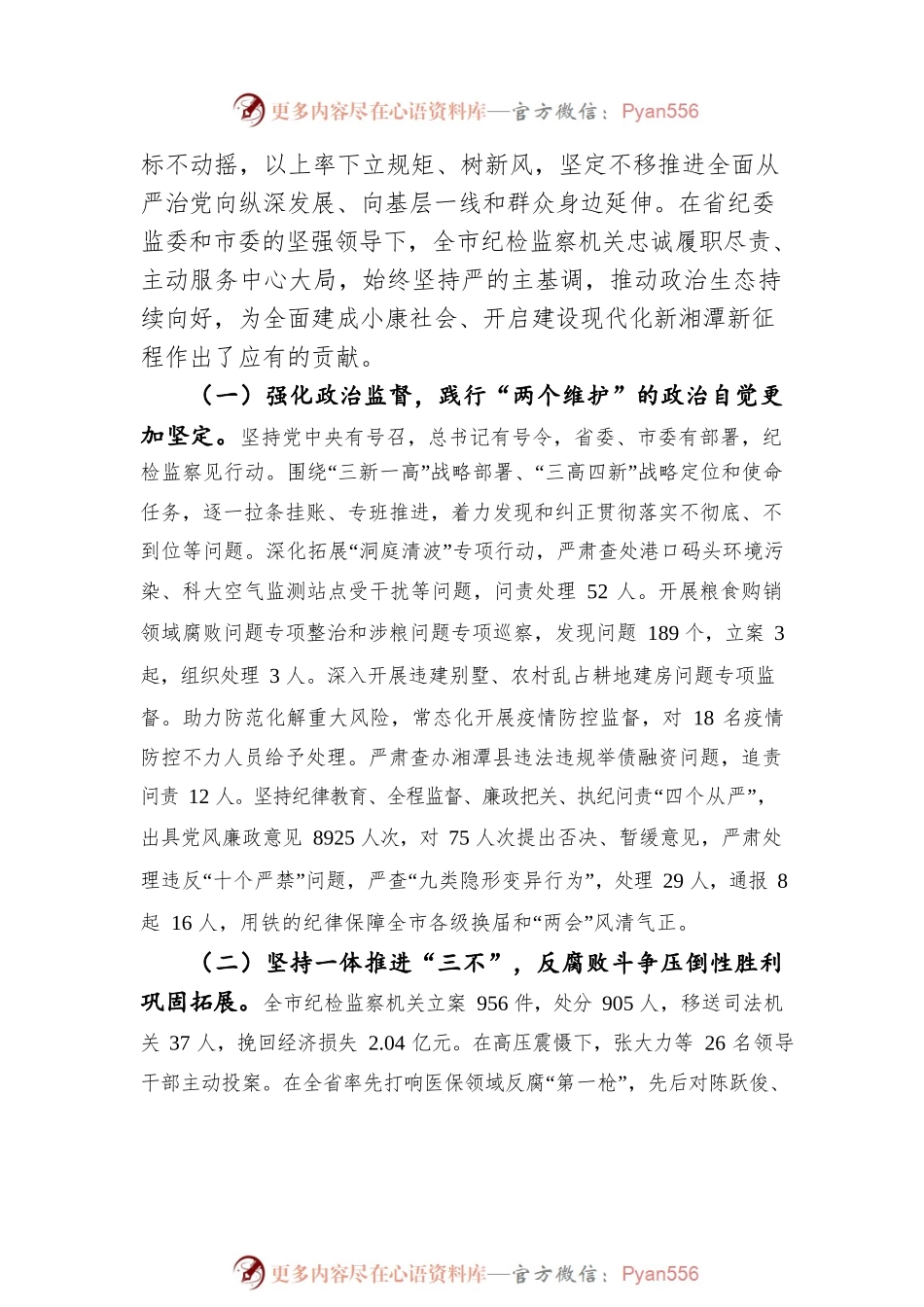 2022年湘潭市十三届纪委二次全会工作报告.docx_第2页