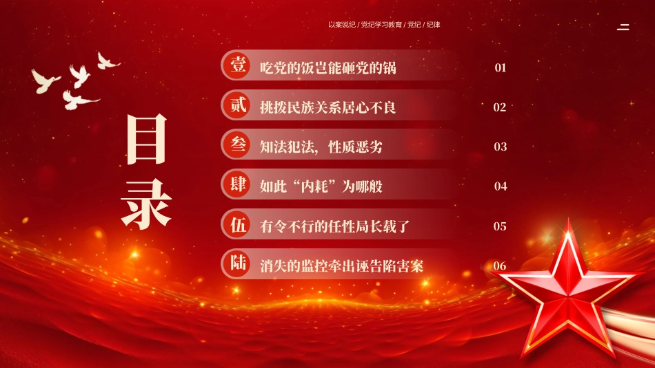 2024基层党委党支部党员干部党纪学习教育专题党课：以案说纪党纪学习教育专题党课PPT.pptx_第2页