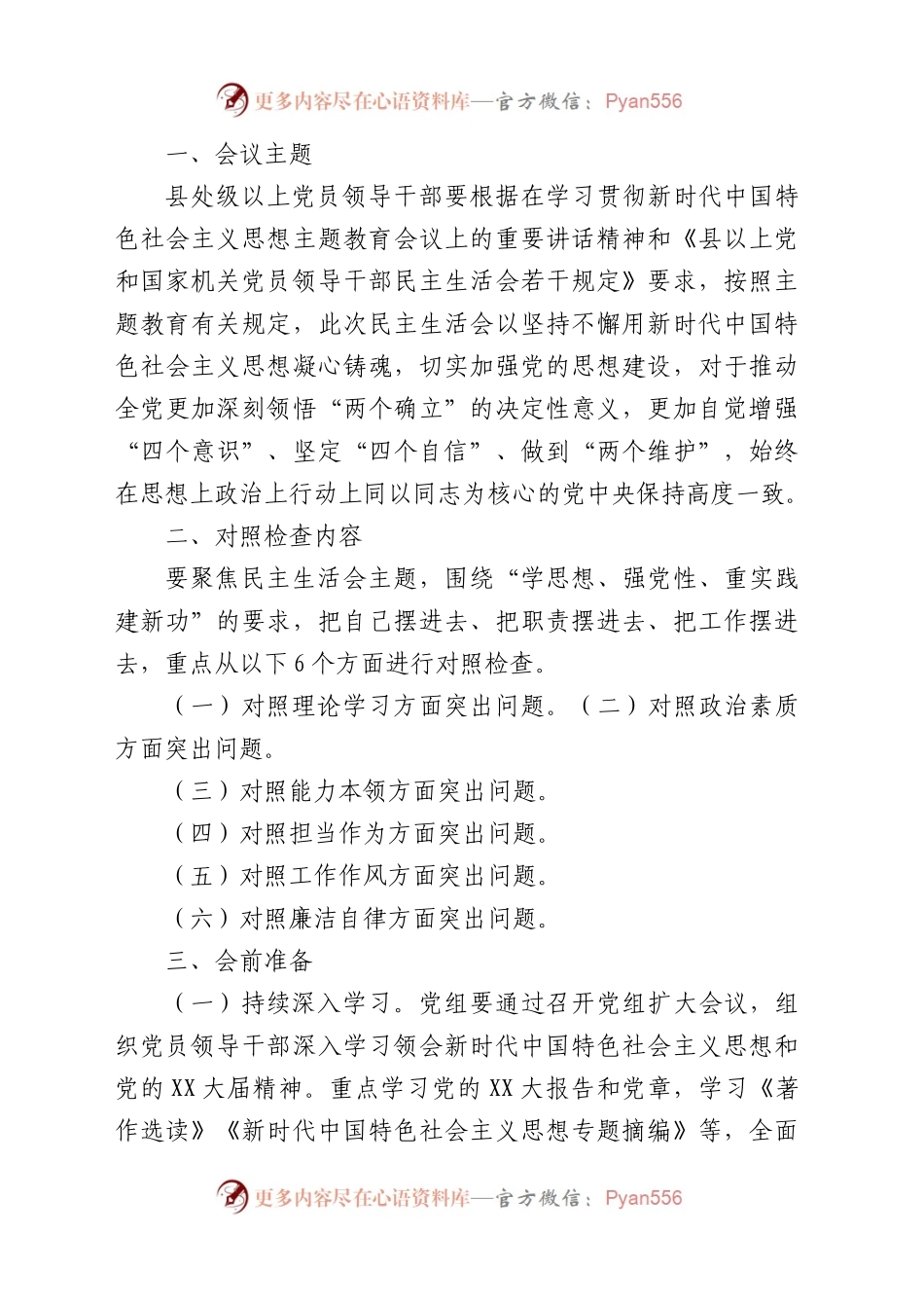 2023年主题教育专题民主生活会全套流程材料汇编（358页）.docx_第2页