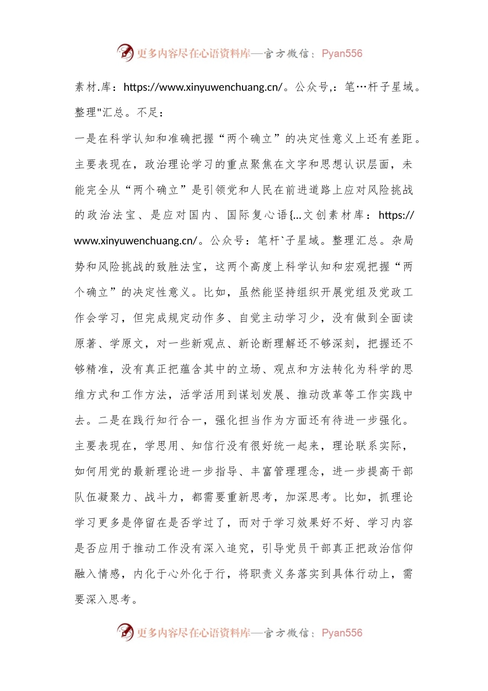2022年度民主生活会主要领导个人发言提纲.docx_第2页