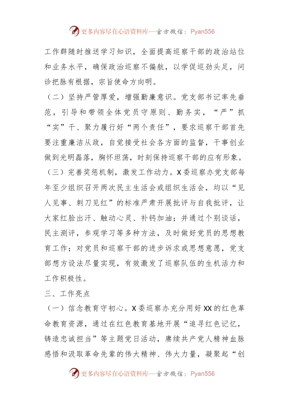 2023关于巡察办的工作汇报材料.docx_第2页
