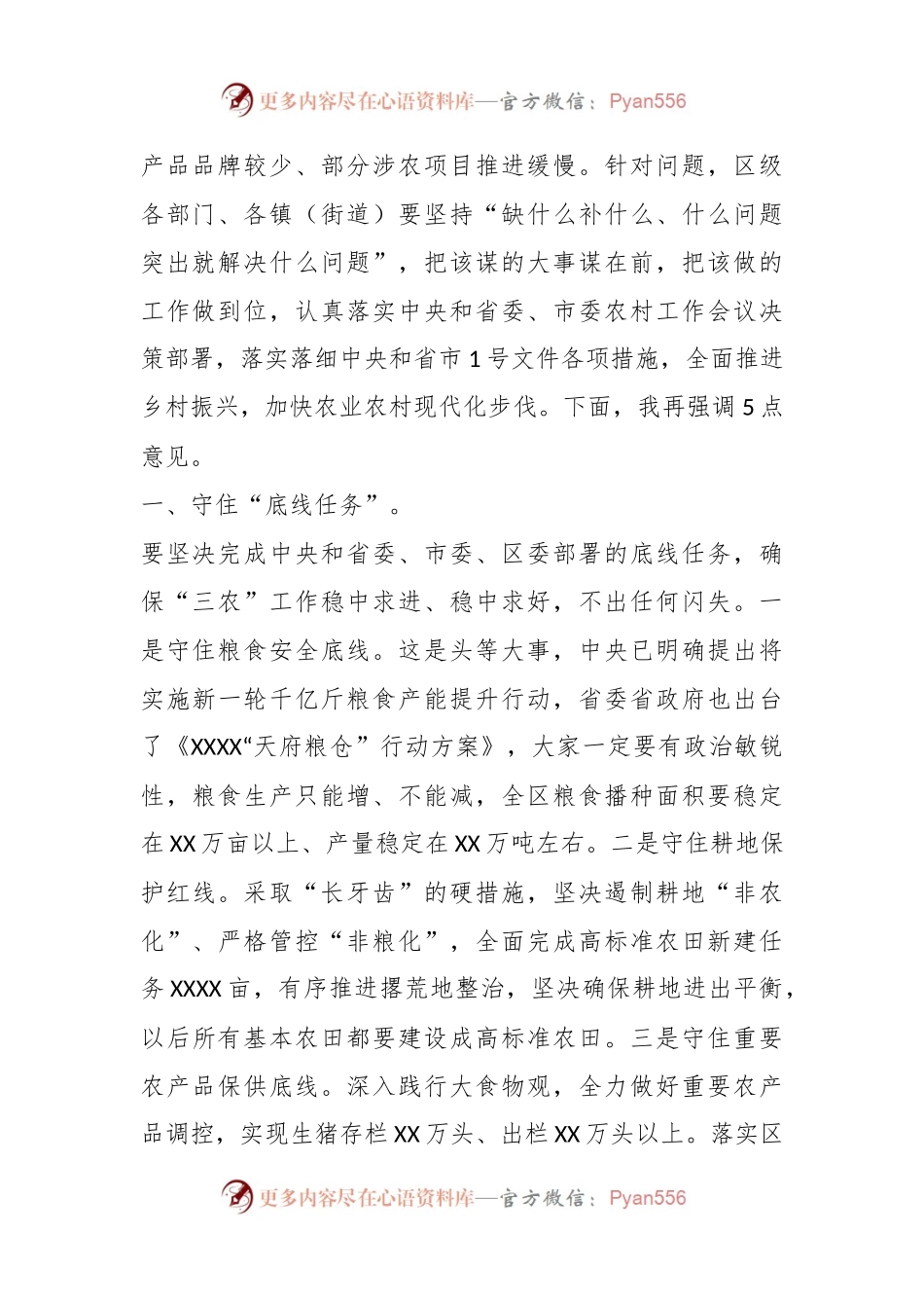 2023年XX区委农村工作领导小组第一次会议上的讲话.docx_第2页
