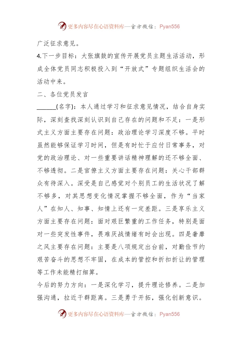 2022年组织生活会会议记录.docx_第2页