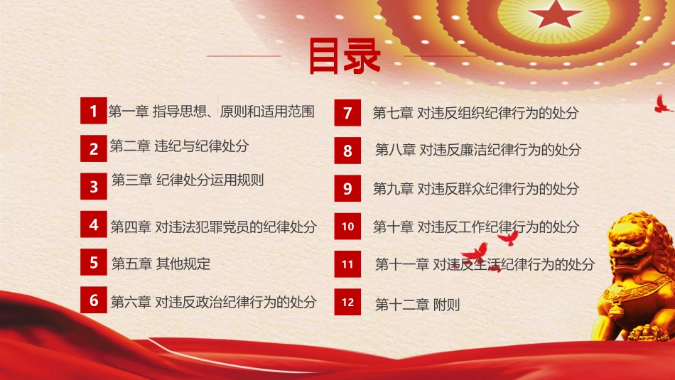 党纪学习教育PPT课件：新版《中国共产党纪律处分条例》宣讲提纲（全文导学）.pptx_第2页