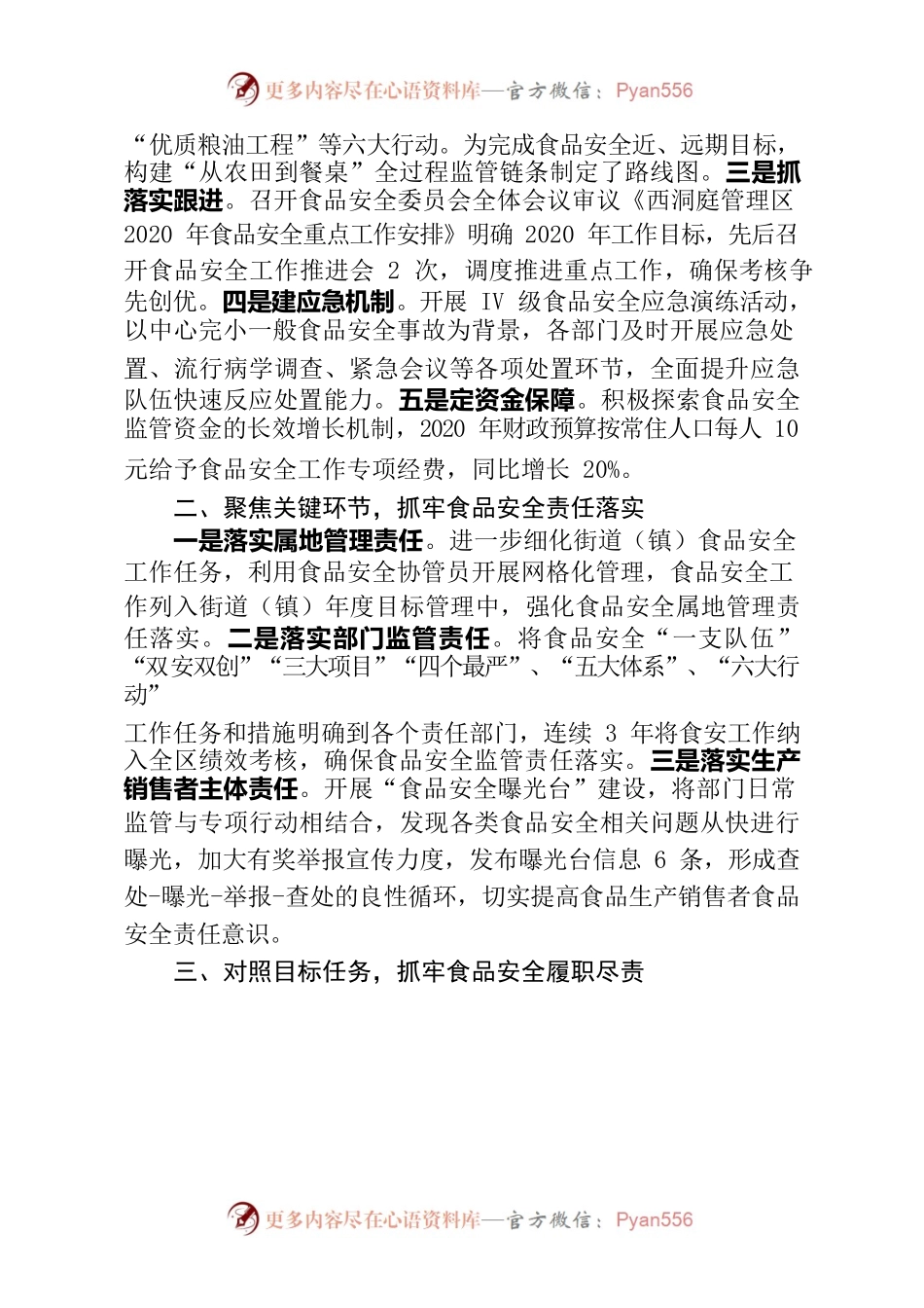 2020年食品安全工作报告.docx_第2页