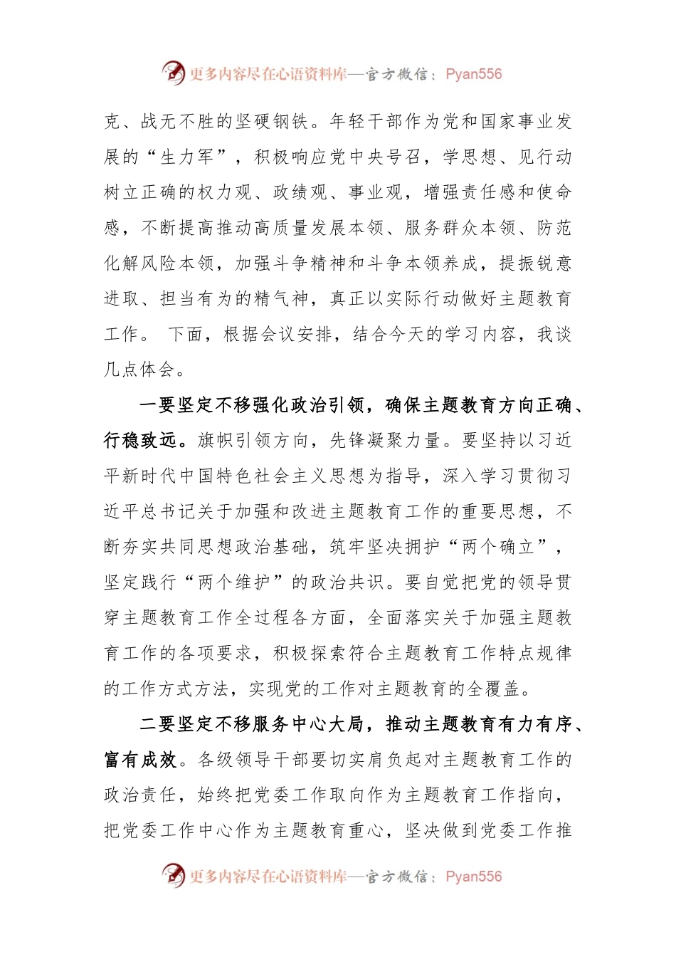 (2篇)2023年主题教育动员讲话稿.docx_第2页