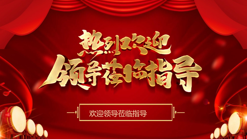 欢迎领导检查PPT模板.pptx_第1页
