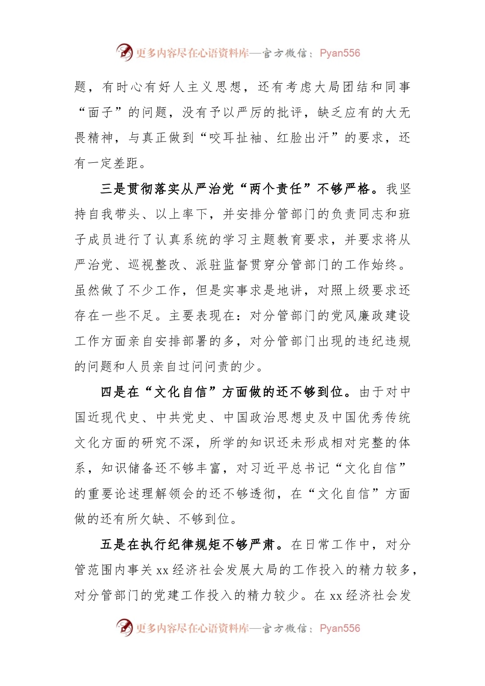 (33条)党员领导干部党内主题教育查摆问题集锦.docx_第2页