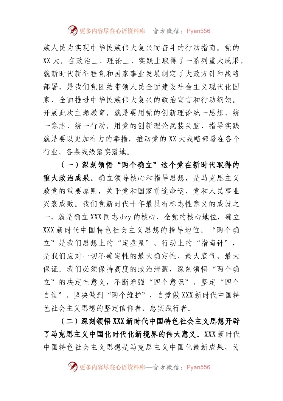 2023年党委书记在深入学习贯彻主题教育专题党课上的讲话.docx_第2页