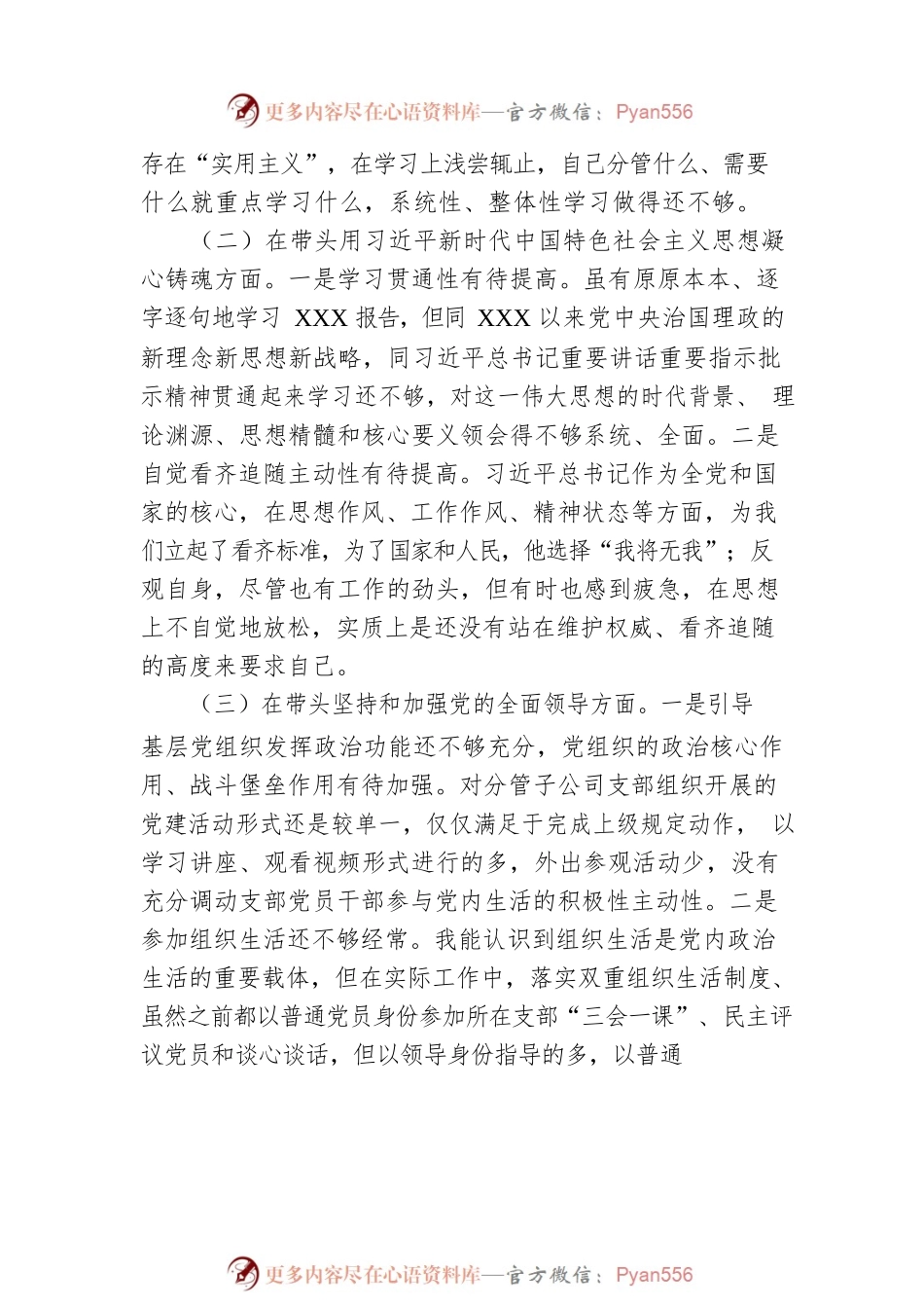 2022年度民主生活会发言材料.docx_第2页