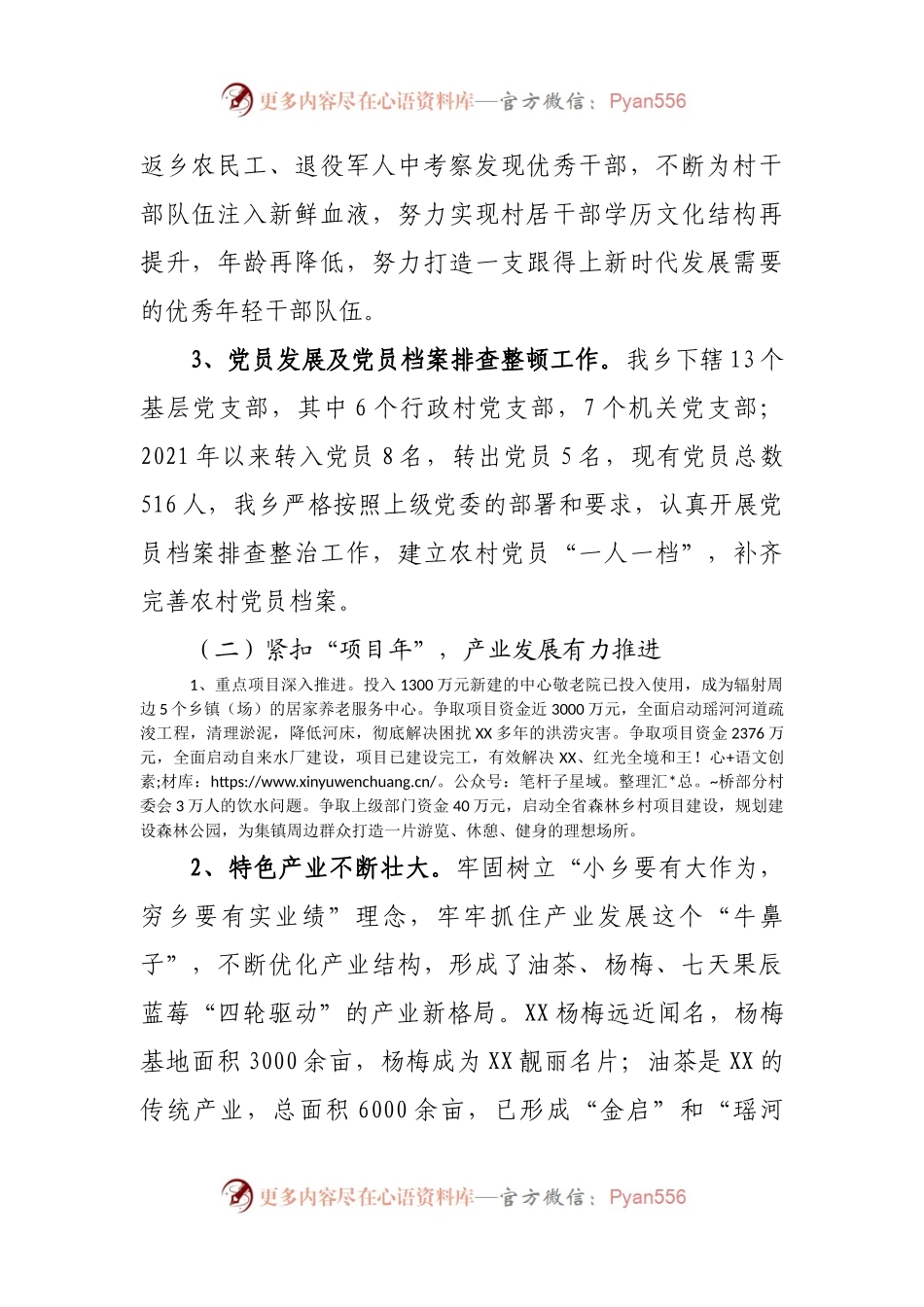 2021年XX乡工作总结及下一步工作计划.docx_第2页