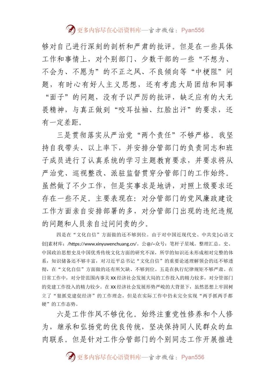 2023年主题教育对照检查查摆问题清单（10条）.docx_第2页