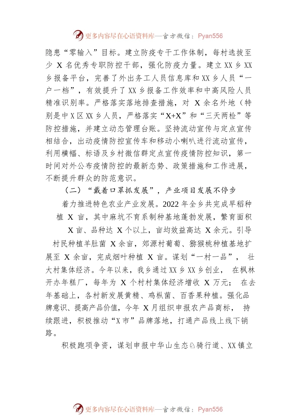 2022年圳口乡政府工作报告（20221201-仅供阅读）.docx_第2页