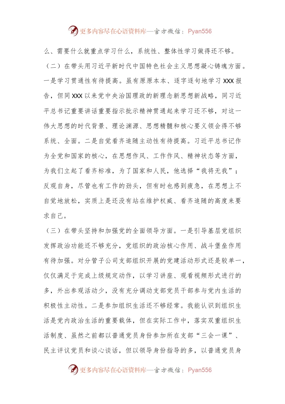 2022年度个人民主生活会发言材料.docx_第2页