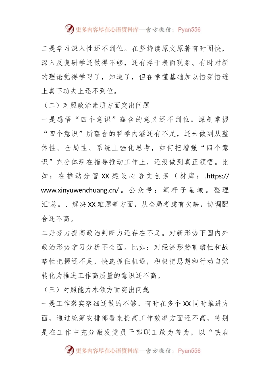 2023年主题教育专题民主生活会个人剖析查摆材料.docx_第2页