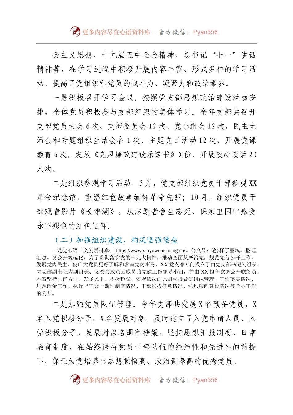 2021年度党支部党建工作总结.docx_第1页