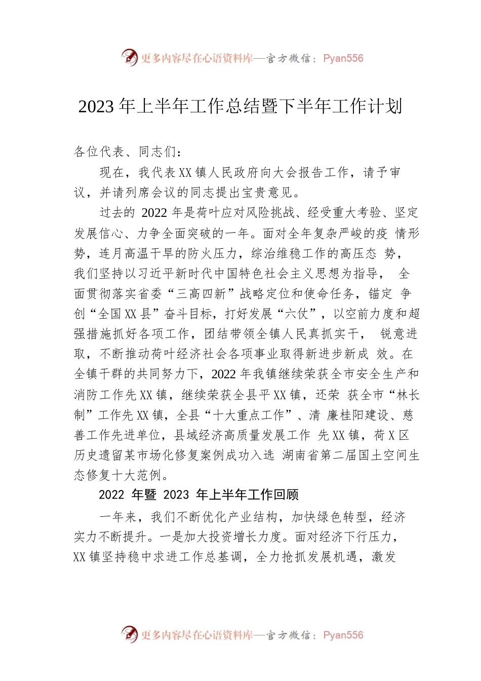 2023年上半年工作总结暨下半年工作计划（20230428）.docx_第1页