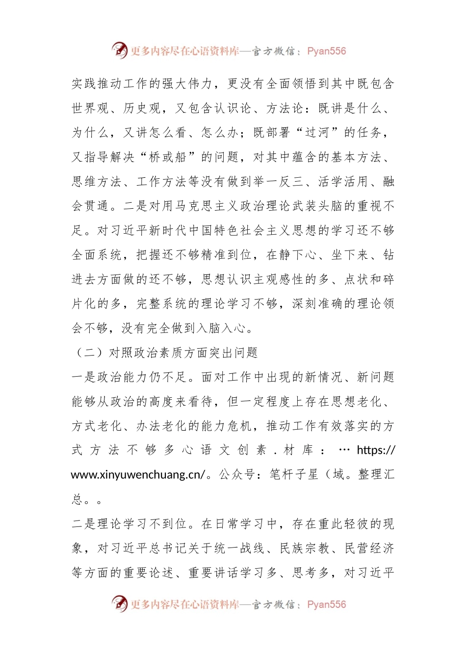 2023年主题教育专题民主生活会个人剖析材料（二）.docx_第2页