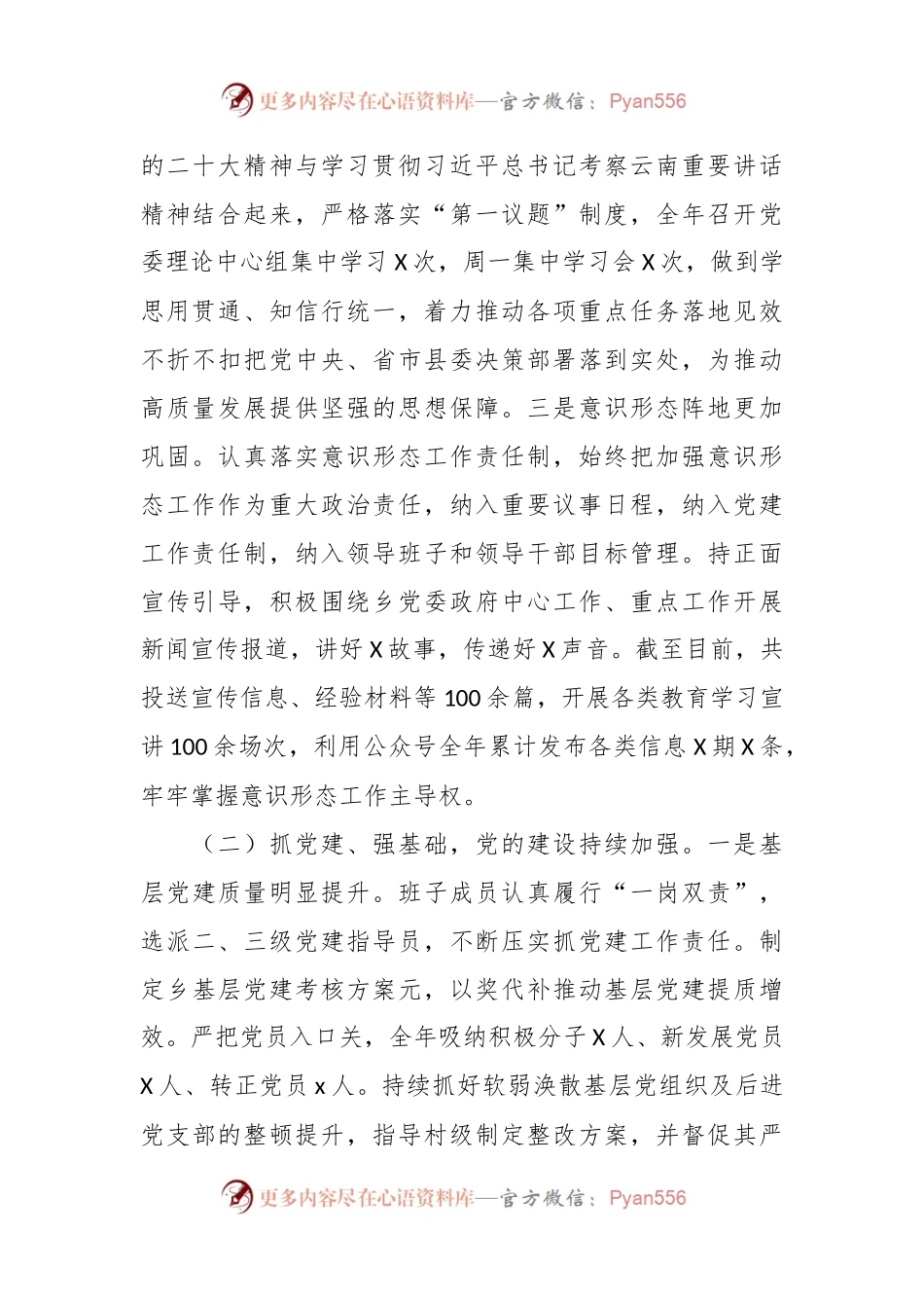 2023年乡镇领导班子工作情况总结.docx_第2页