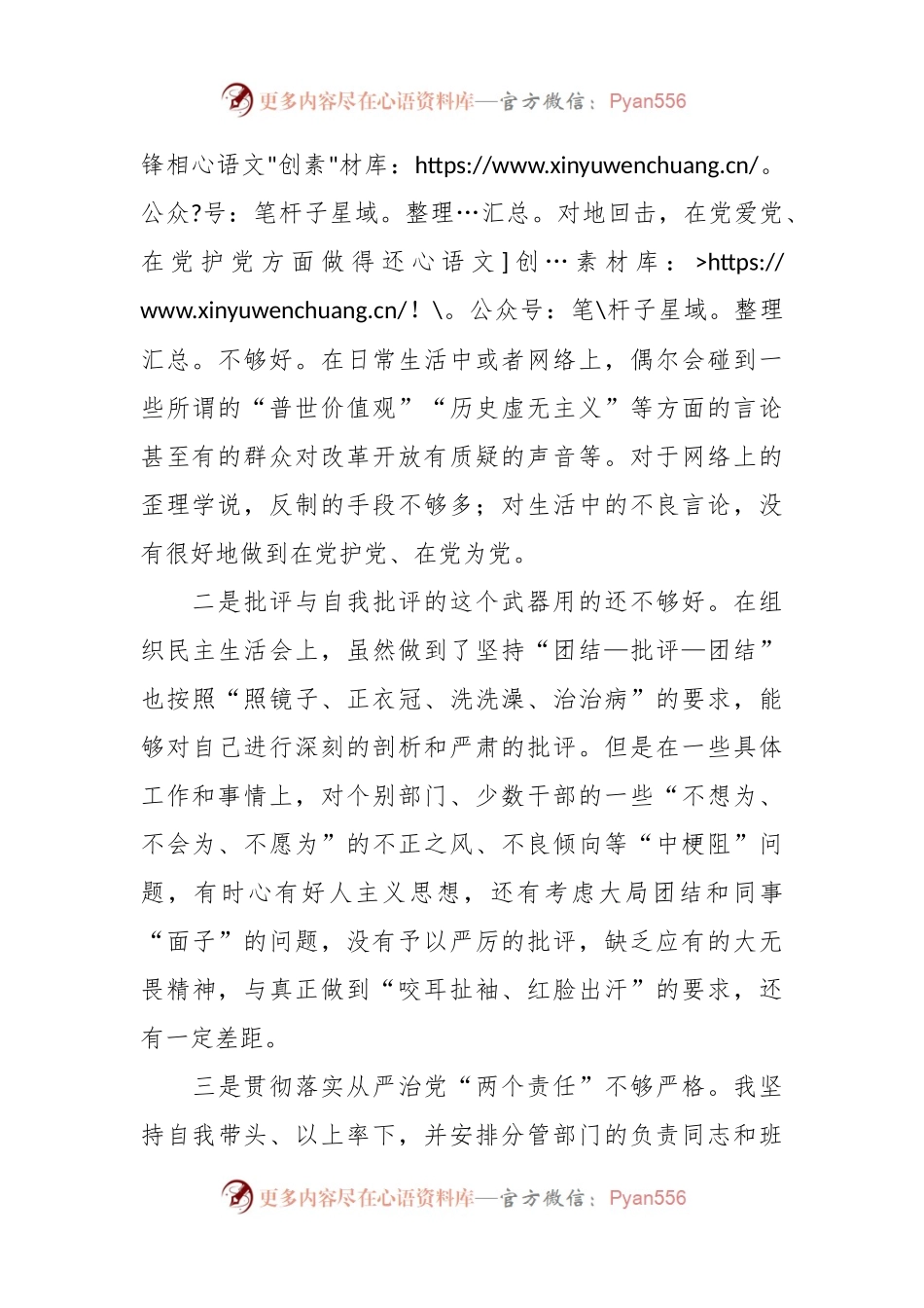 2023年在主题教育中存在的问题个人查摆检视材料.docx_第2页
