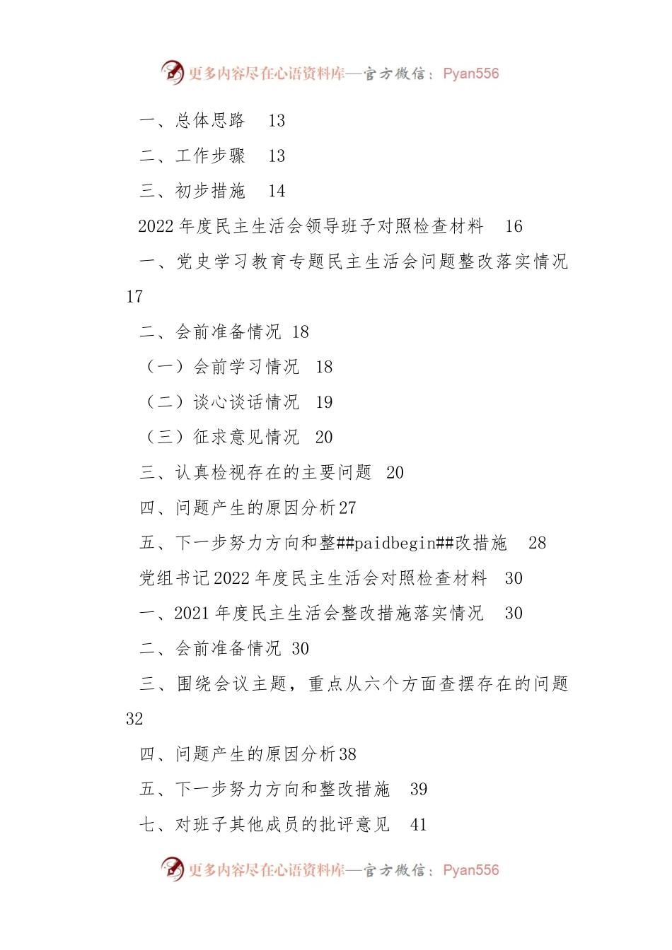 2022年度民主生活会全套（精品70页）.docx_第2页