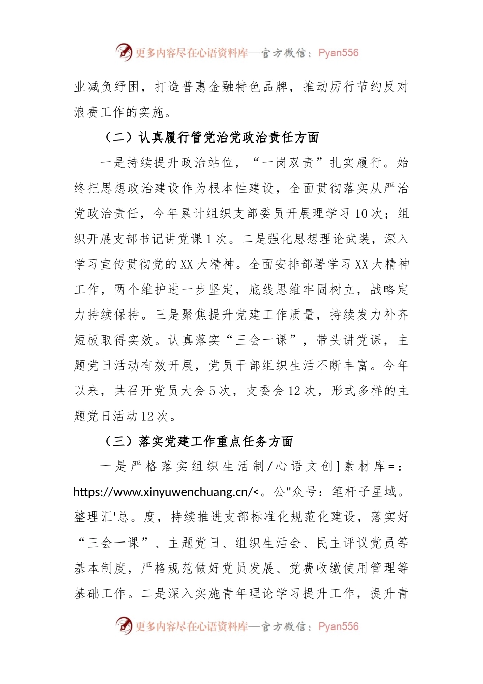 2022年度（银行）党组织书记抓党建工作述职报告.docx_第2页