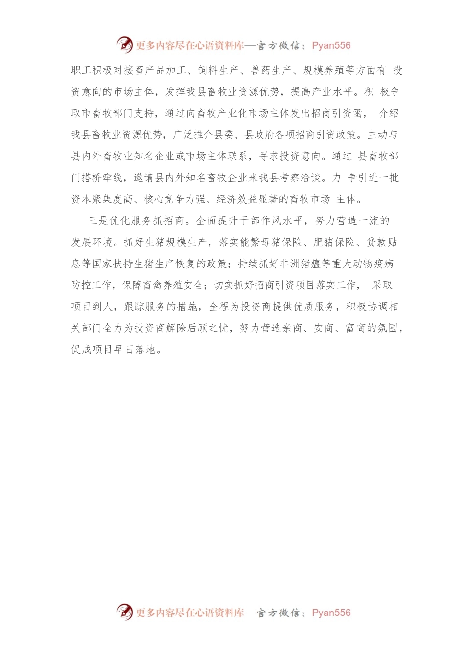 2022招商引资表态发言.docx_第2页