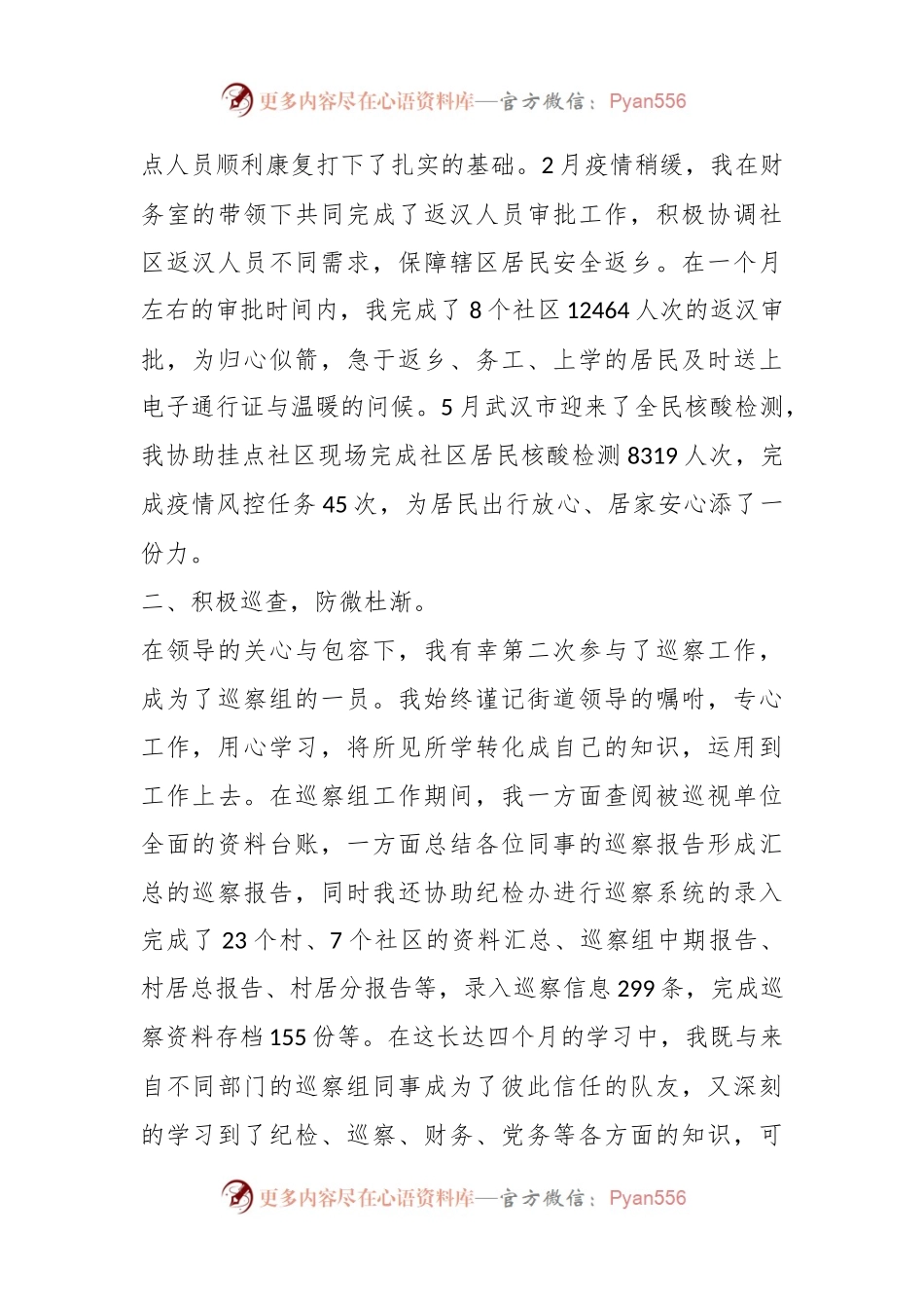 (20篇)关于巡查组组长工作总结材料汇编.docx_第2页