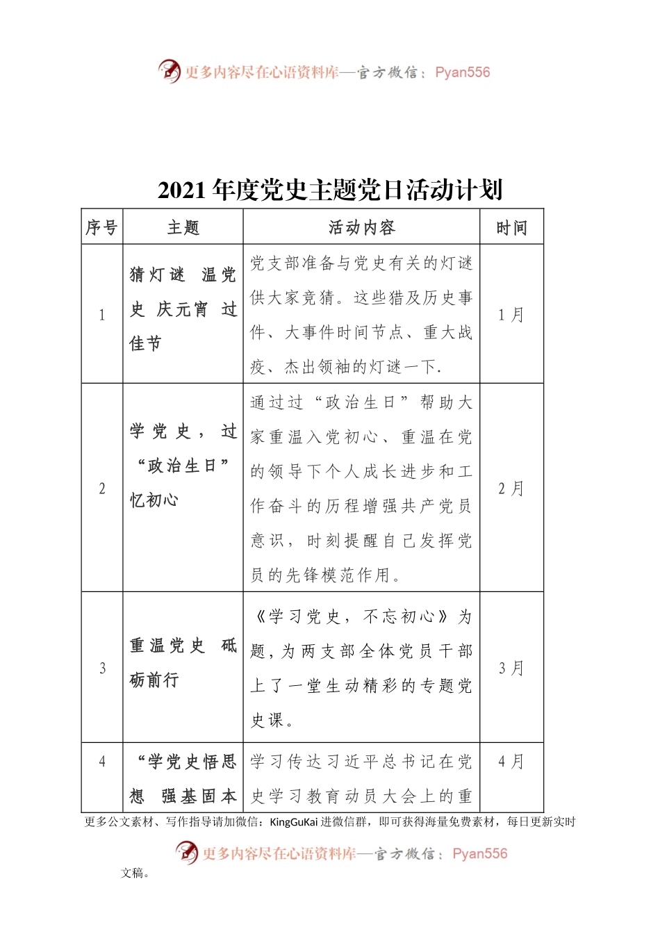 2021年度党支部党史主题党日活动计划.docx_第1页