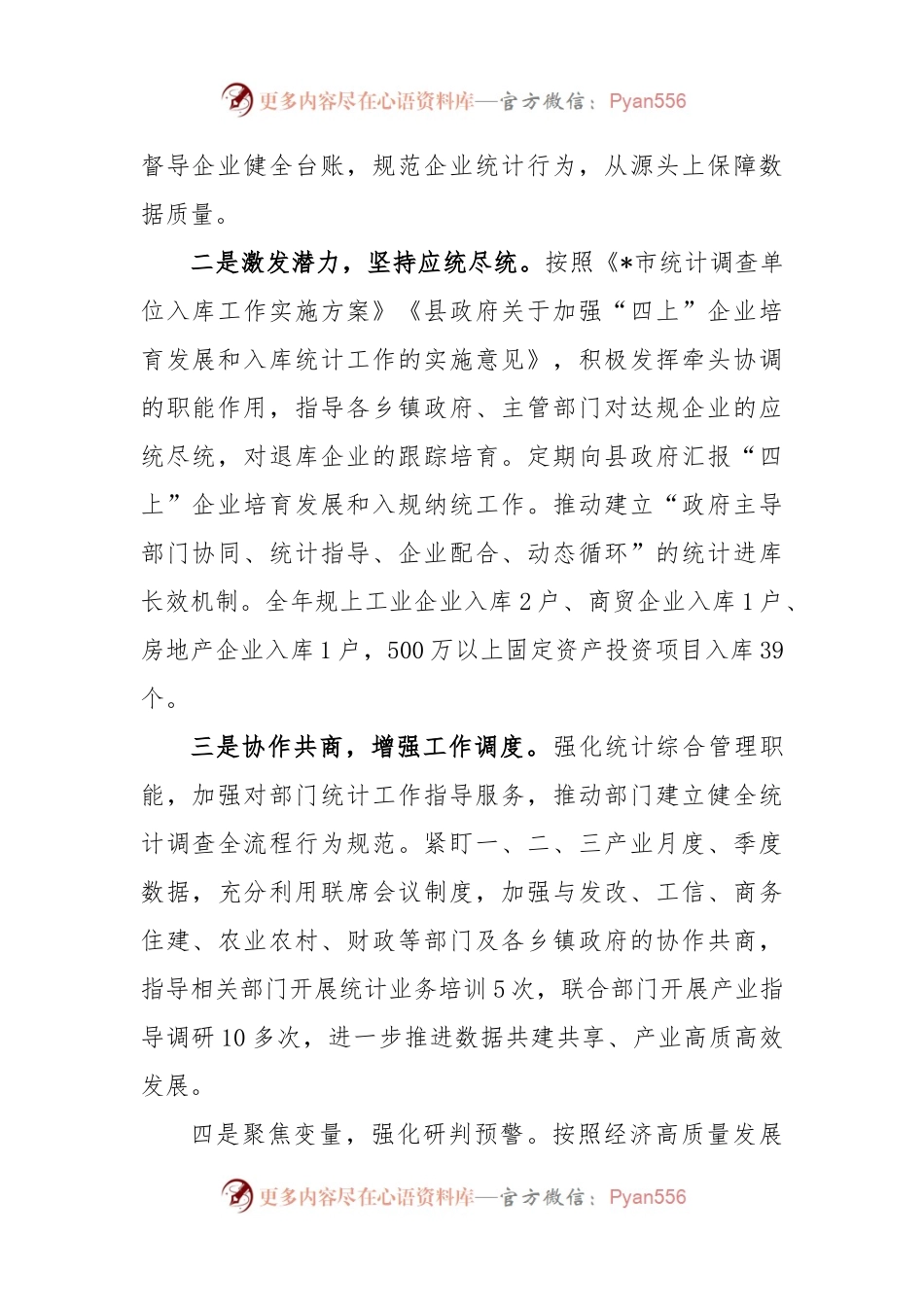 2022年度在全市统计业务工作会议上的汇报.docx_第2页