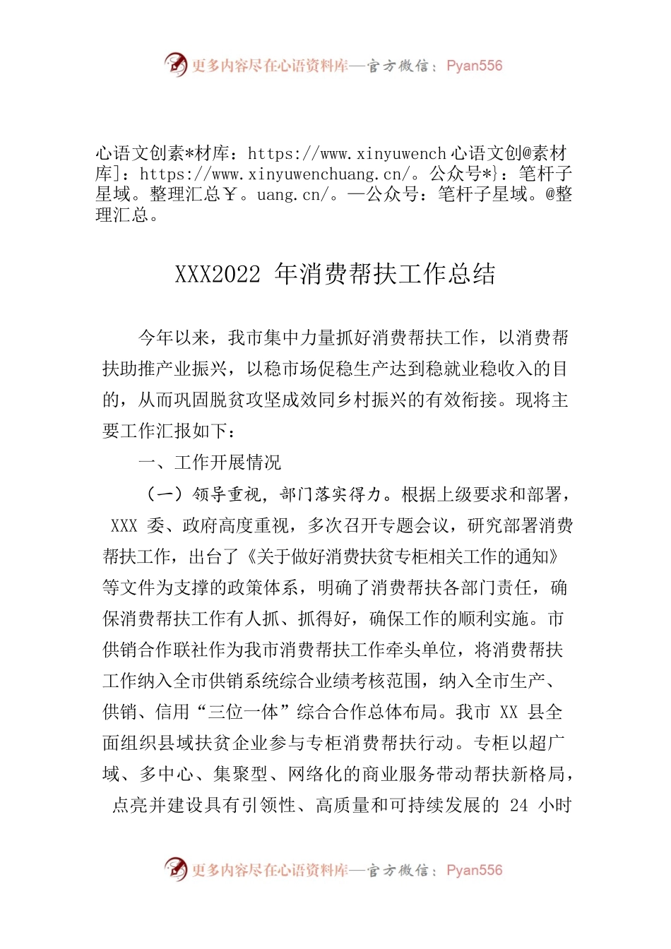 2022年消费帮扶总结.docx_第1页