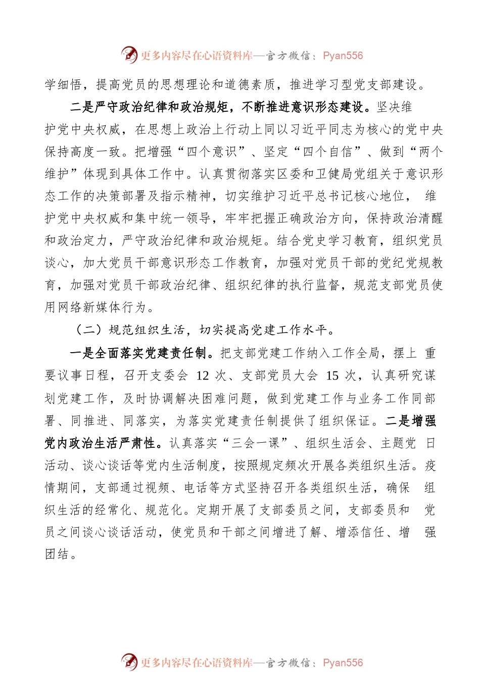 2022年度抓党建工作述职报告（支部书记）.docx_第2页
