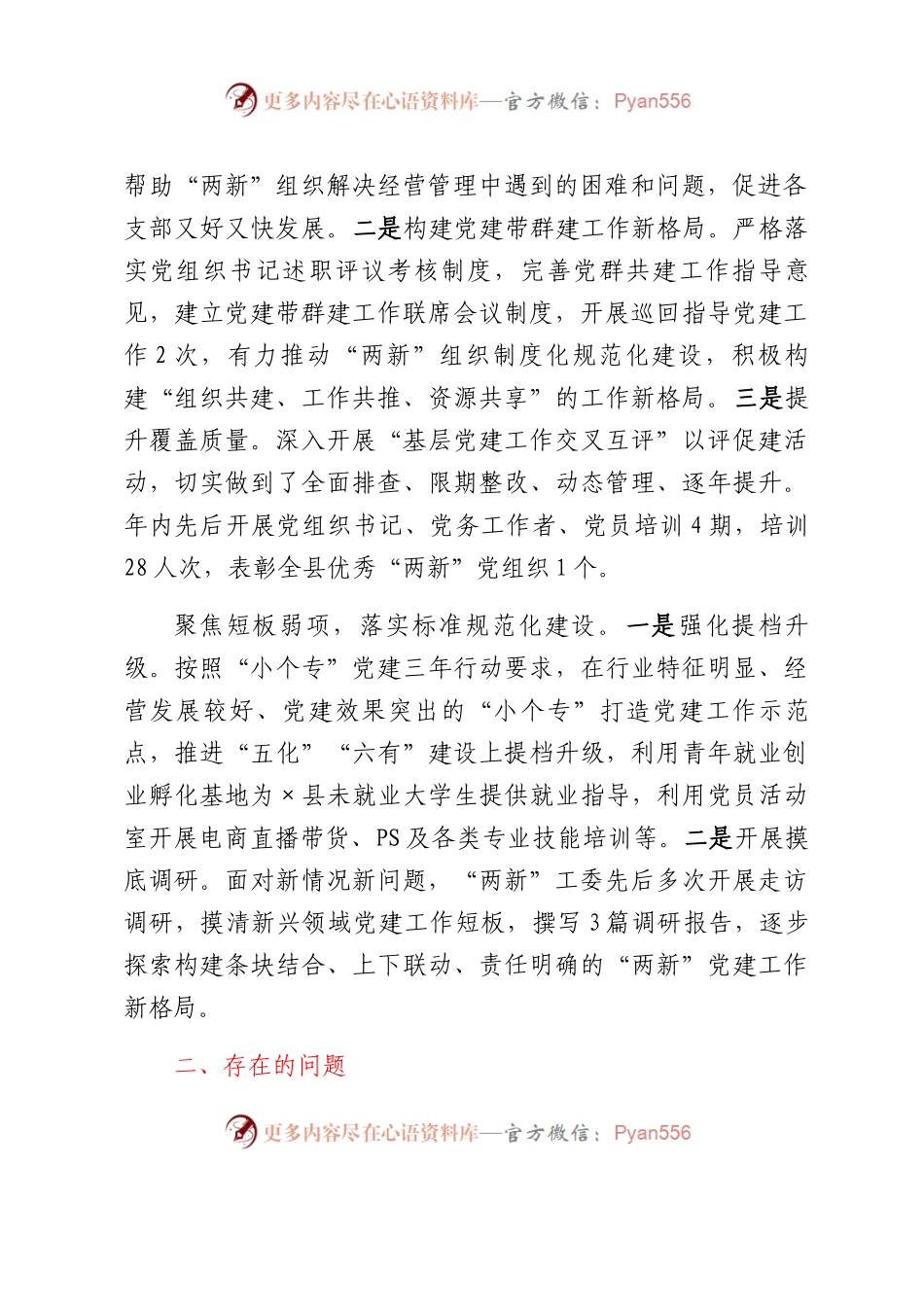 2022年度两新工委书记抓基层党建述职报告汇编（6篇）.docx_第2页