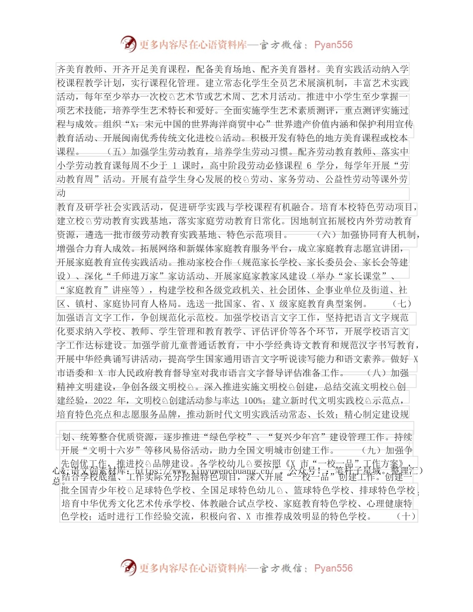 2022年全市学校德育和体艺语工作要点.docx_第2页