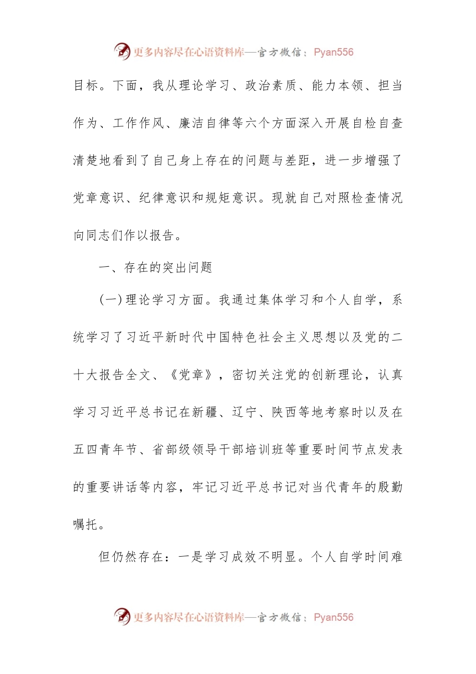 (4篇)2023年主题教育在理论学习、政治素质、能力本领、担当作为、工作作风、廉洁自律等“六个方面”问题查摆剖析.docx_第2页