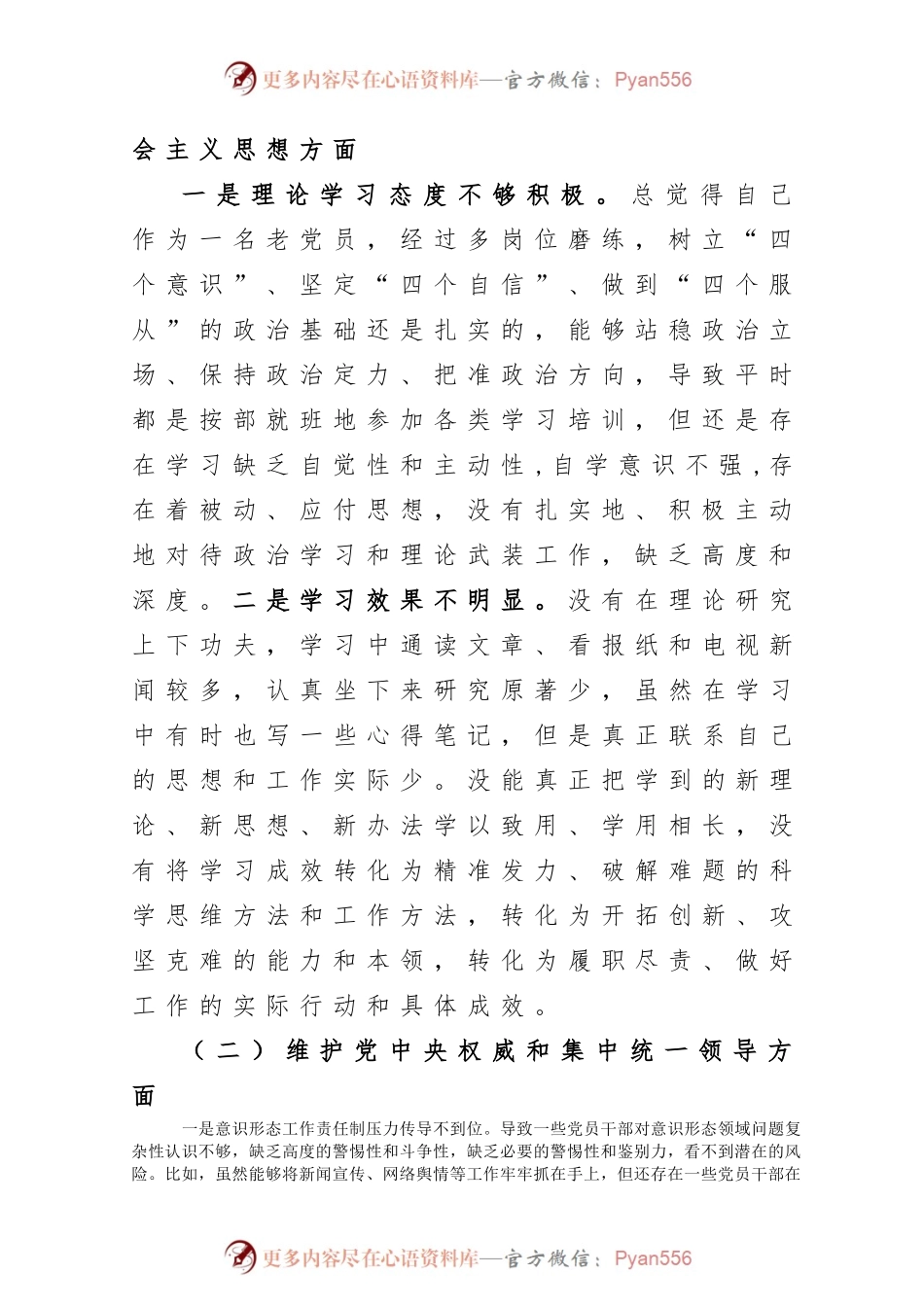 (新版)主题教育民主生活会上的个人发言稿稿.docx_第2页