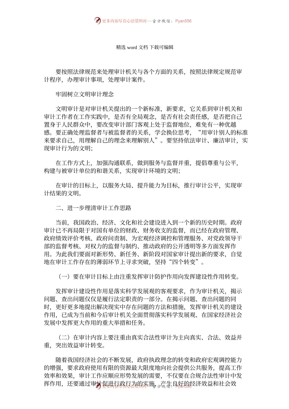 2021年市审计工作务虚会发言.docx_第2页