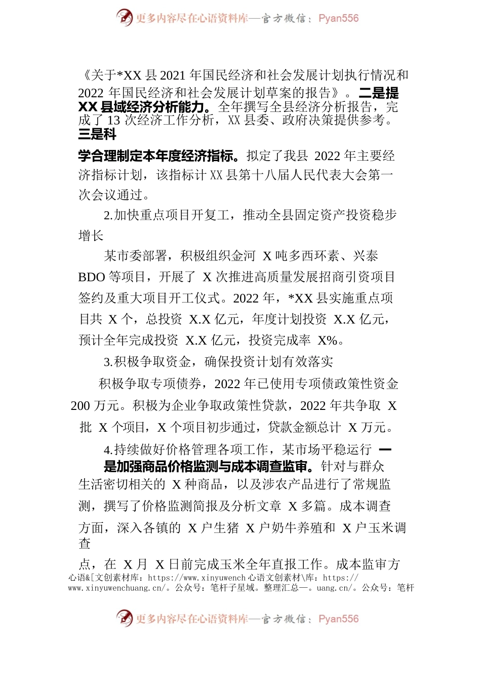 2022年某县发展和改革委员会班子工作总结.docx_第2页