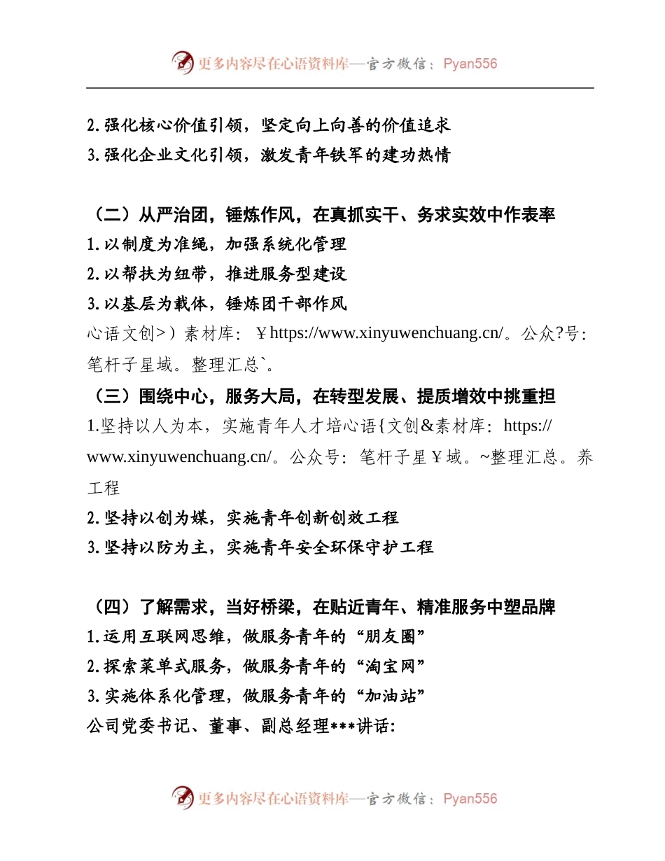04某公司首次团代会报告结构标题.docx_第2页