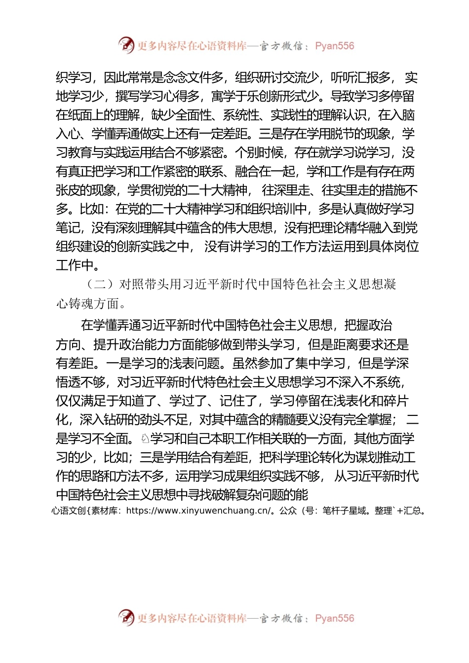 2022年度民主生活会个人发言提纲（派出所）.docx_第2页
