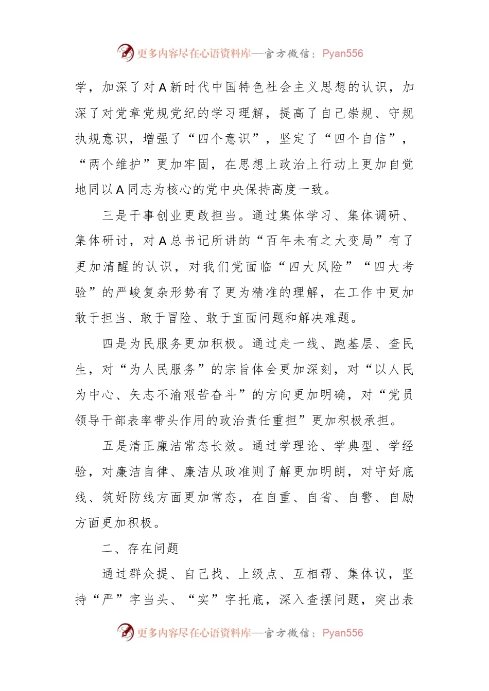 2023年主题教育专题民主生活会个人对照检查.docx_第2页