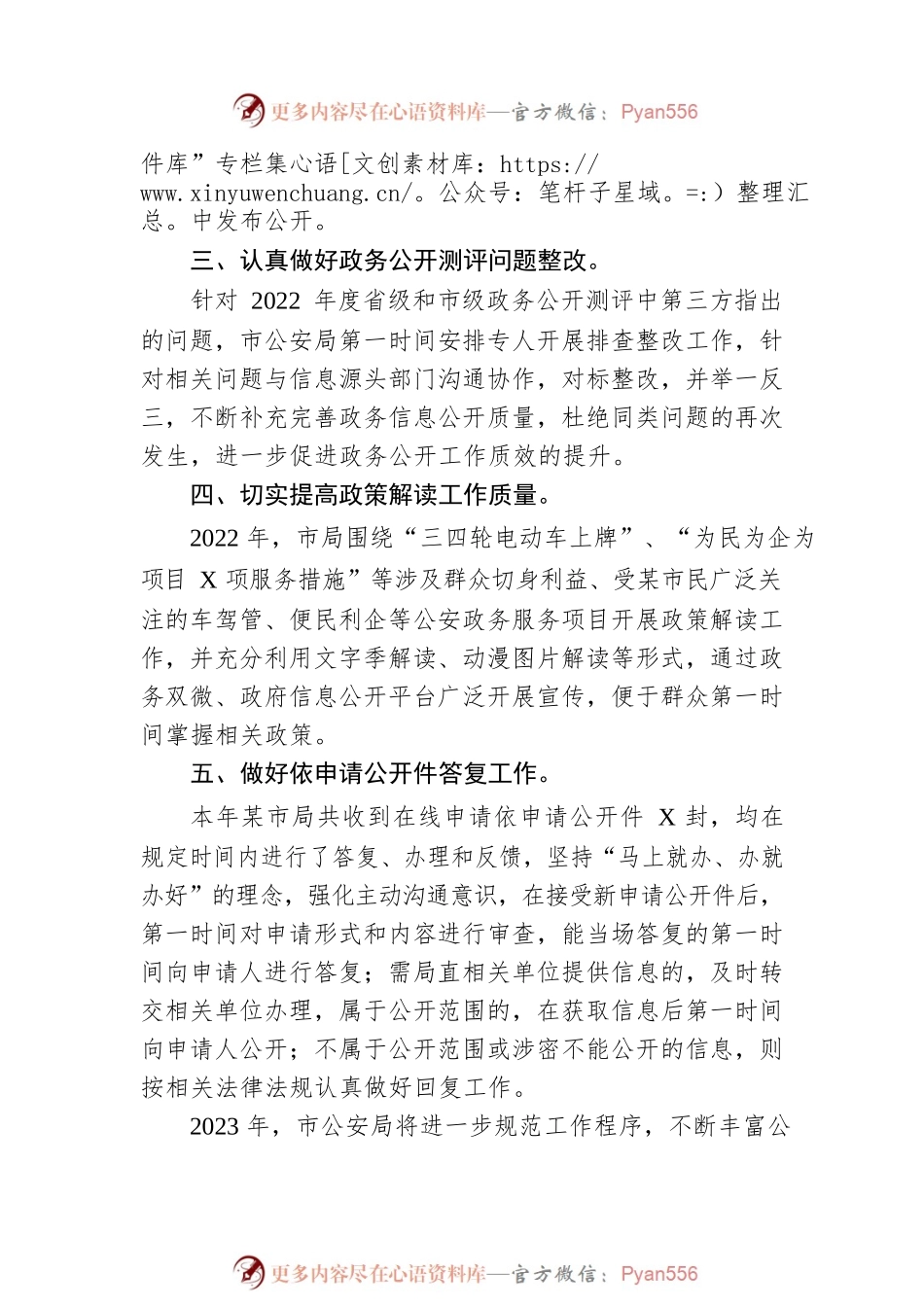 2022年市公安局政务公开工作总结（20221229）.docx_第2页